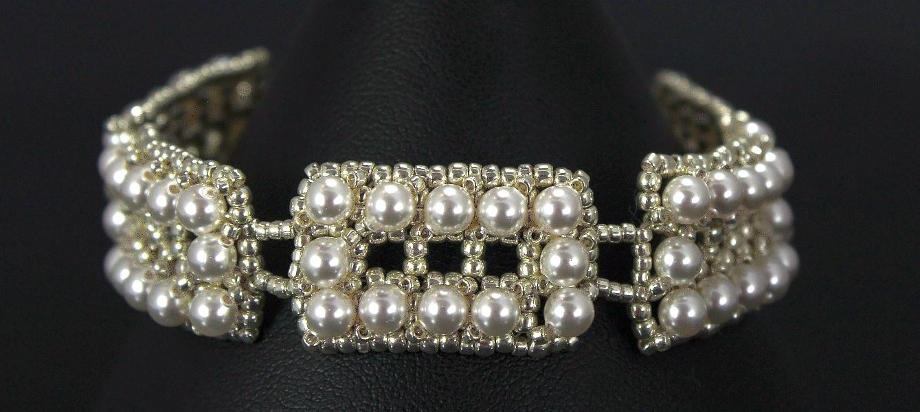 Rectangle Pearls - Bracelet