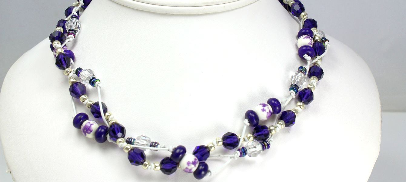 Lilac Twist - Necklace