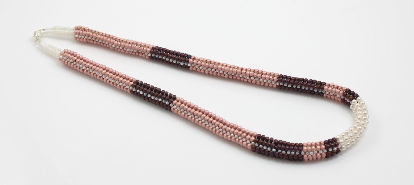 Image of Wispy Mauve Necklace