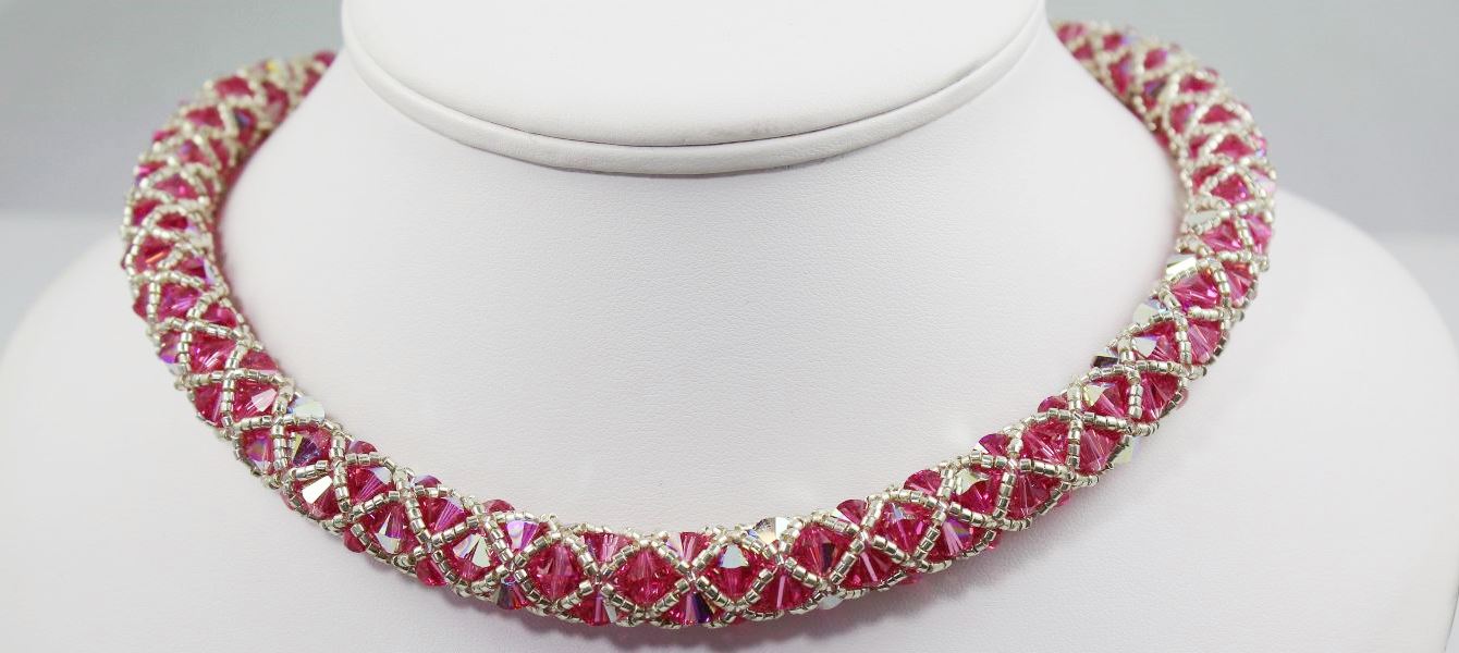 Image of Hot Pink Glamour Necklace