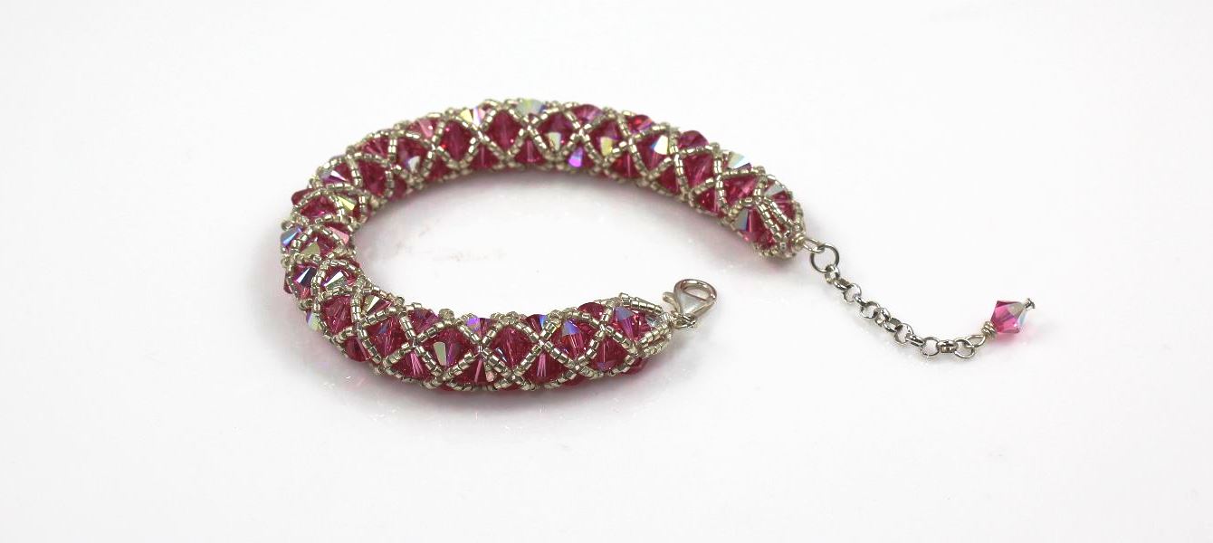 Hot Pink Glamour Bracelet