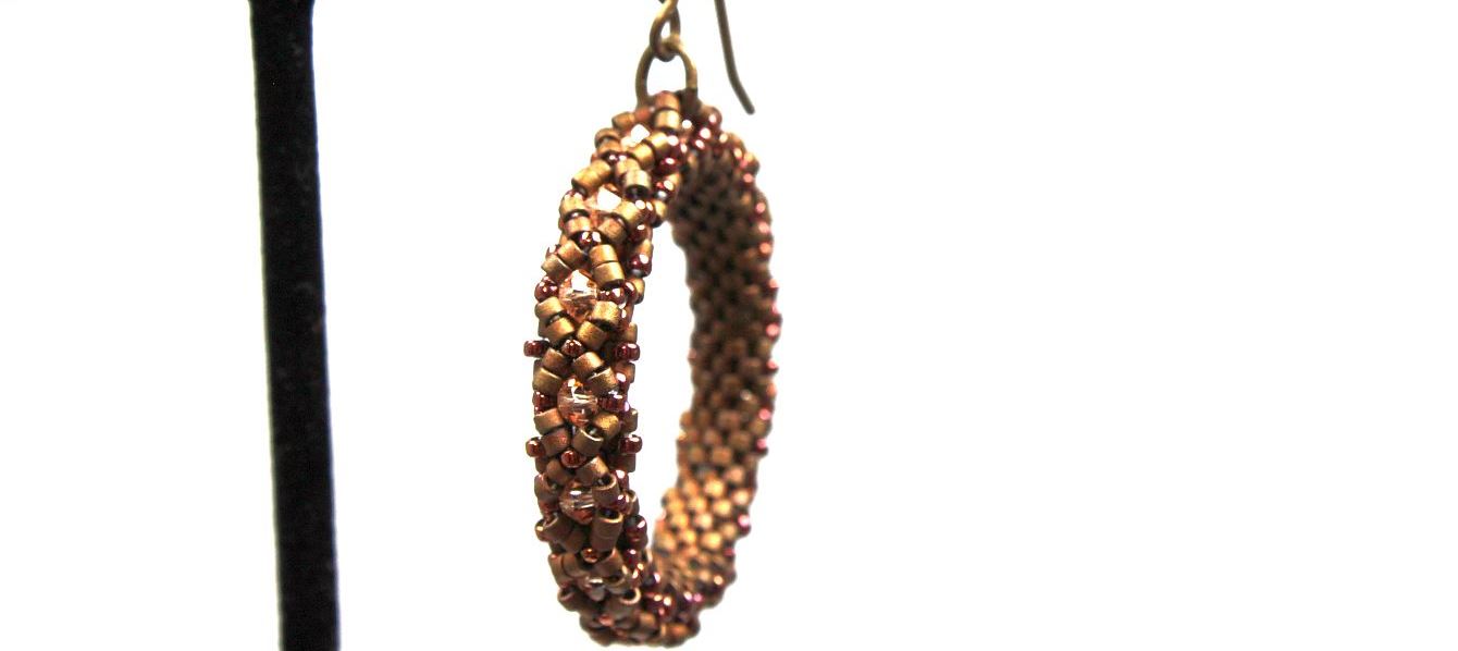 Mocha Wreath - Earrings