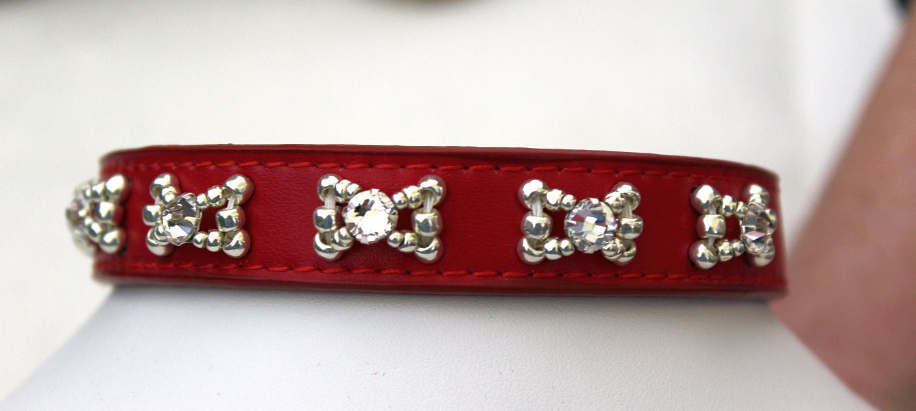 Red Crystal - Dog Collar