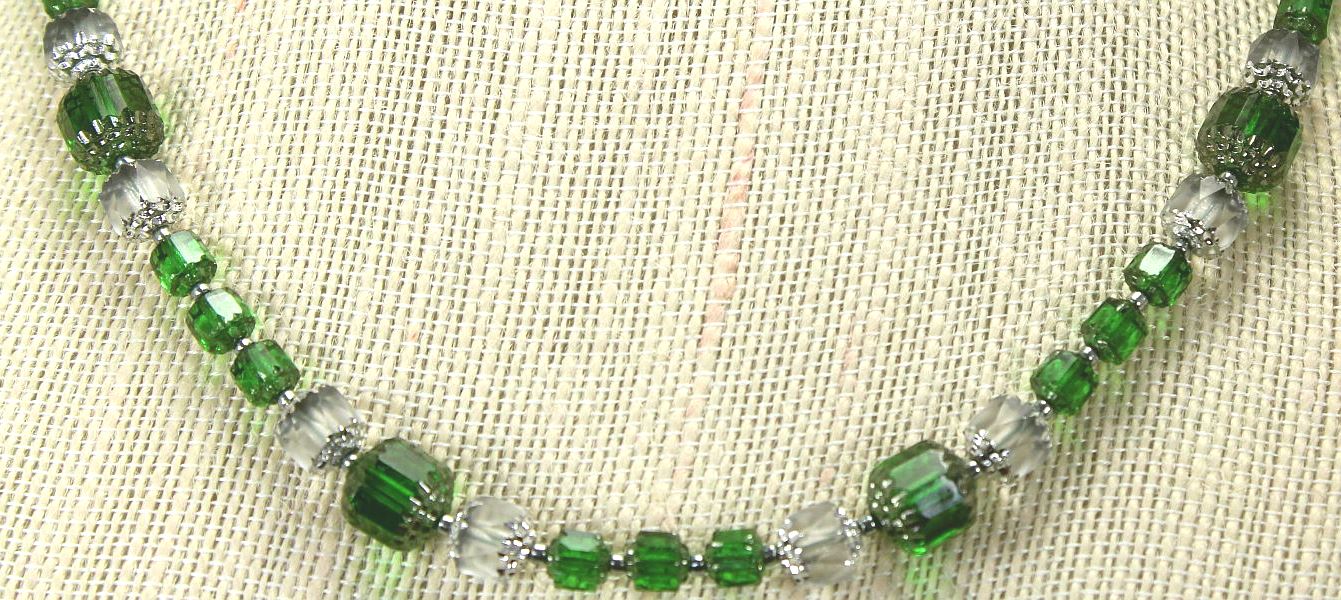 Image of Emerald Cathedral Necklace