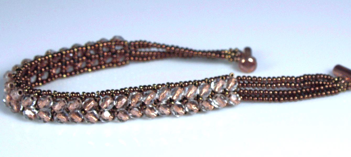 Image of Copper Leaf Bracelet