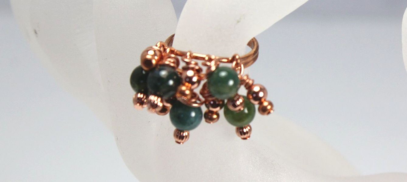 Moss Agate Ring