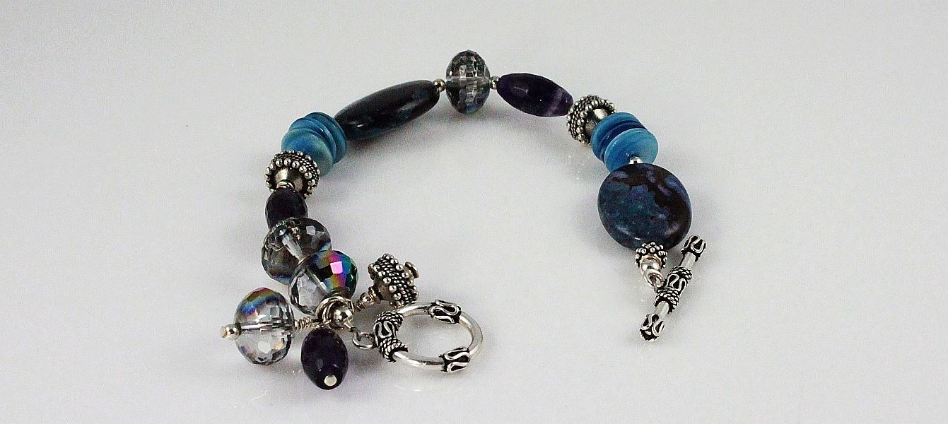 Purple and Blue Haze Bracelet