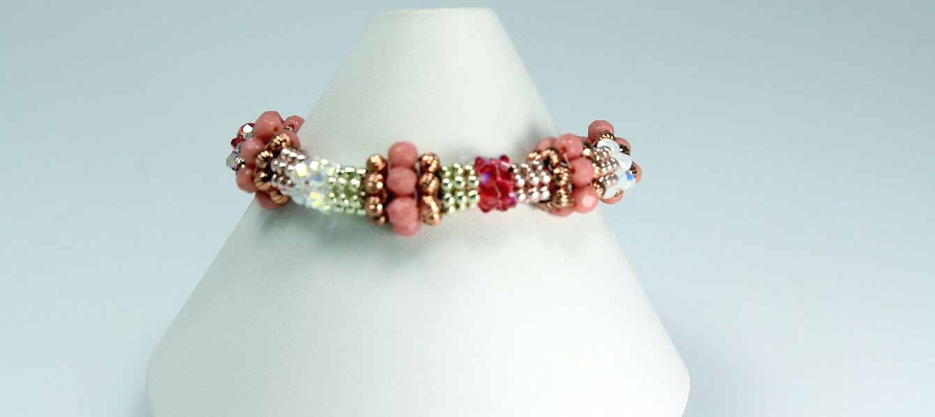 Salmon Sparkle - Bracelet