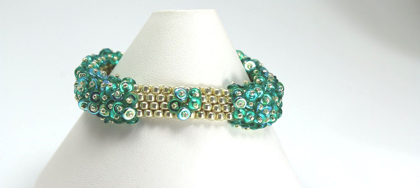 Teal O-Bead - Bracelet