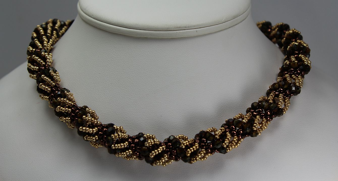 Image of Tigers Eye Czech - Necklace