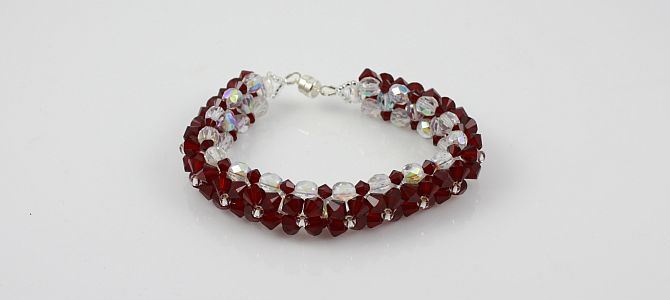 Ruby on Ice Bracelet