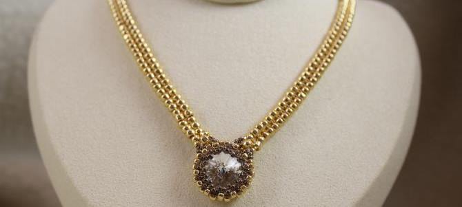 Golden Eye Necklace