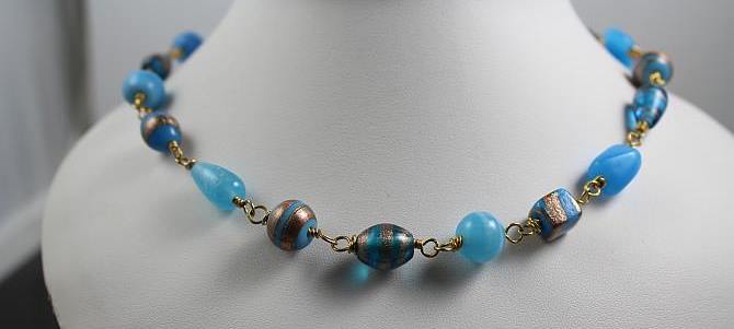 Blue Ocean Necklace