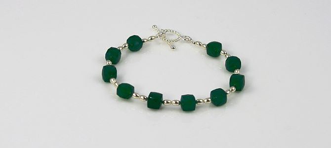 Emerald Square Bracelet