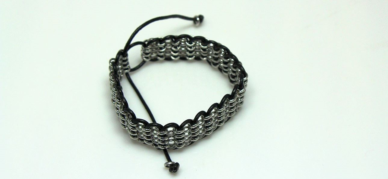 Black Leather - Bracelet