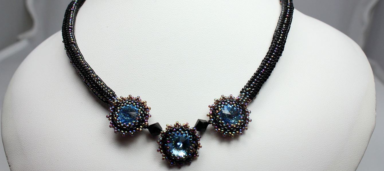 Ice Blue Midnight Choker