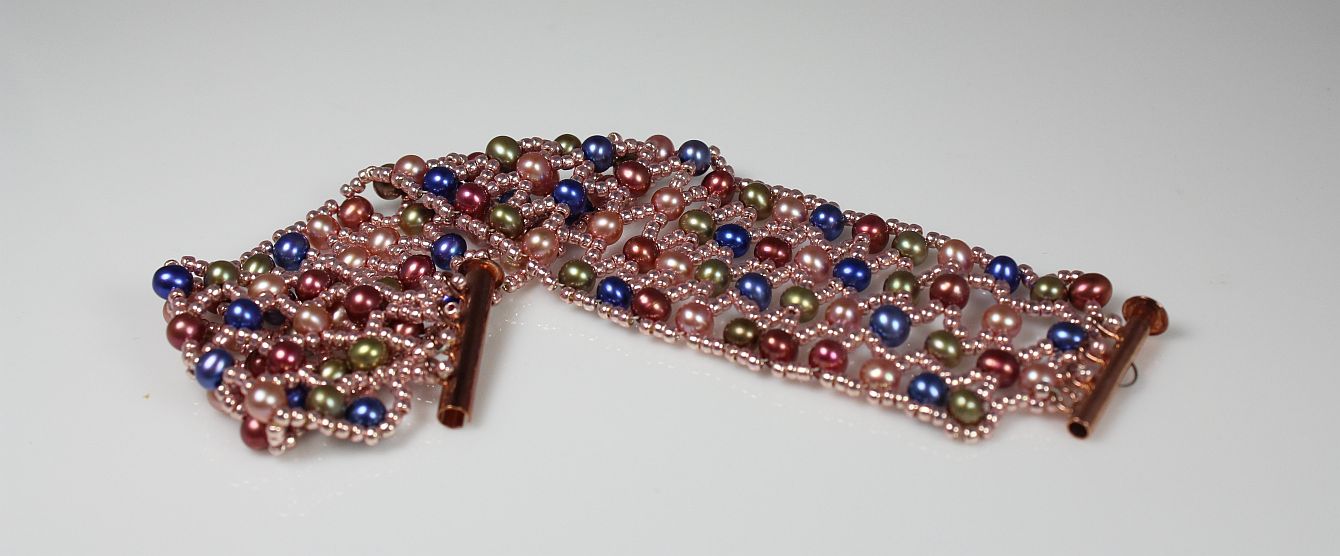 Image of Lacey Pearl Cuff Bracelet