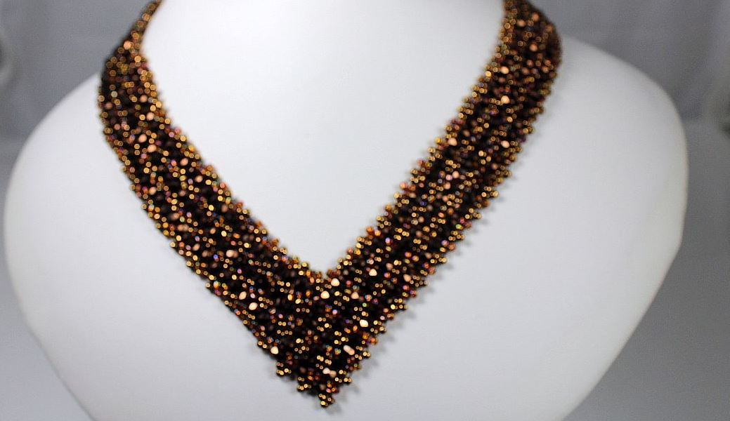 Bronze V - Necklace